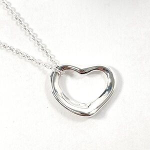 Tiffany & Co. Silver Heart Pendant Necklace